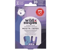 Wild Stripes „Sunset Mouth Patches“ pleistrai nosies kvėpavimui naktį (burnos pleistrai) 20 vnt.
