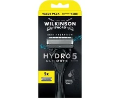 Barzdaskutė Wilkinson Sword Wilkinson Hydro 5 Ultimate Skin Hydration maszynka do golenia su 5 ostrzami i 5 wkładów