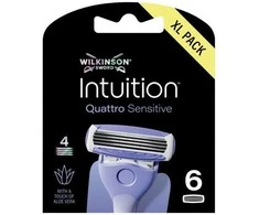 Wilkinson Sword Wilkinson Intuition Quattro Sensitive wkład su 4 ostrzami 6szt