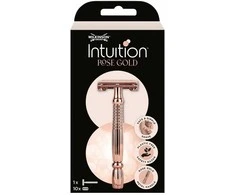 Wilkinson Sword Intuition Double Edge Rose Gold (skustuvas) + 10 peiliukų