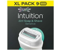 Tanita Wilkinson Intuition Sensitive įdėklai su 4 ostrzami 9szt