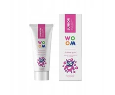 Woom Junior natūrali dantų pasta vaikams nuo 6 metų Bubble Gum 50ml