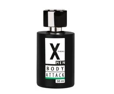 X Phero Body Attack Žalias kvepalai su feromonais vyrams 50ml