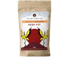 Yellow Stork Geltona Stork Žalioji arbata „Matcha+“ su kurkuminu, 50 g