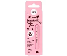 Yope Lana V Lip Glaze maitinamasis lūpų blizgis „Braškių sviestas“ 8ml