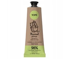 Yope Natūralus maitinamasis rankų kremas „Karamelė ir pistacijos“, 50 ml