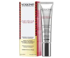 Yoskine Geisha Gold Secret Oil Kreminis for Eyes and Eyelids Against Bags and Dark Circles paakių kremas nuo tamsių ratilų, 15 ml