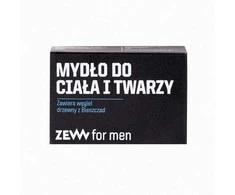 Zew For Men Kūno ir veido muilas su medžio anglimi iš Bieszczady kalnų 85ml