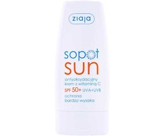 Ziaja Sopot Sun Kremas su antioksidantu SPF 50+ ir vitaminu C, 50 ml