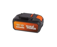 POWERPLUS 2x20v 2,5Ah baterija, skirta 40V arba 5Ah įrankiui su 20V Dual Power Powdp9037 įrankiu – suderinama su 40V ir 20V įrankiais
