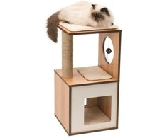 „Catit“ įbrėžimo stulpelis „Catit Vesper V-Box“, graikinis riešutas, S, 37 x 37 x 72,5 cm