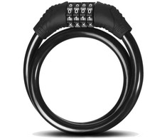 Dviračio užraktas Beeper Combination, 60 cm, juodas
