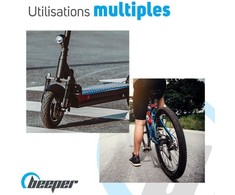 Dviračio užraktas Beeper Combination, 60 cm, juodas
