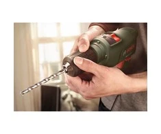 Bosch smūginis grąžtas - Easyimppact 600 (tiekiamas dėžutėje su 1 papildoma rankena ir 1 gylio atrama)