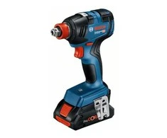 BOSCH SMŪGINIS SUKTUVAS 1/2″ / HEX 1/4″ GDX 18V-200 2×4,0Ah 200Nm L-CASE