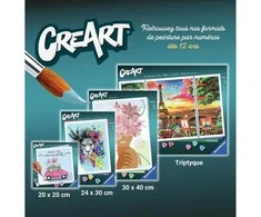Piešimo pagal skaičius rinkinys CreArt Ravensburger 20153 Take a Seat