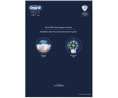 Procter Gamble „Oral-B Series 1 DUO“ elektrinis dantų šepetėlis, juodas/rožinis