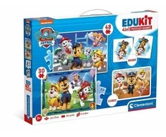 Clementoni Dėlionė Paw Patrol Edukit 4in1