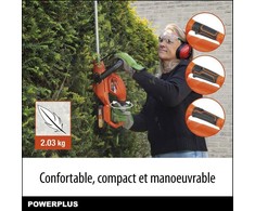 POWERPLUS Dual Power Dvigubo maitinimo aukščio dydis Powdpg75320 Baterija - 20 V, Baterija ir įkroviklis pridedamas, 580 mm ašmenys, 18 mm nuokrypis