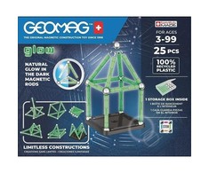 Šviečiantys perdirbti magnetiniai blokeliai 25 vnt GEOMAG GEO-328