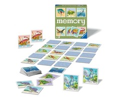 Ravensburger atminties žaidimas „Dinosaur memory®“, 2–8 žaid., nuo 4 m.
