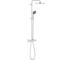Grohe shower column with thermostatic mixer Vitalio Start 250, shower head 250mm, shower 2 jets, 26816000