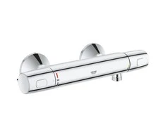Grohe termostatinis dušo maišytuvas Tiksli tendencija, tvirtinimas prie sienos, apsauga nuo kryžminimo, 1/2 sriegio jungtis, chromas, 34229002
