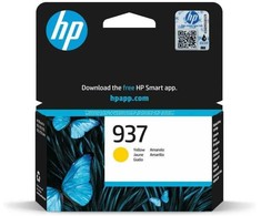 HP 937 Geltonas ORIGINAL INK