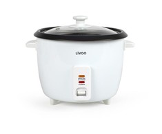 Ryžių virtuvas Livoo DOC111 500W 1,5 l su šildymo funkcija, baltas