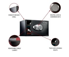 Master Lock Didelis seifas su el. kodine spyna X125ML