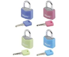 Master Lock 4 Pakabinamos spynos 20mm 9120EURQCOLNOP