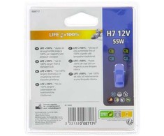 Michelin halogeninės automobilių lemputės H7 12 V 55 W Life +100% 008717