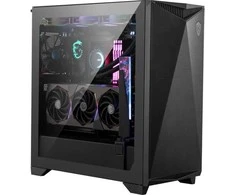 MSI PC korpusas | MPG GUNGNIR 300P AIRFLOW | Šoninis langelis | Mid-Tower | ATX | Juodos