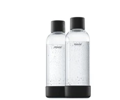 MySoda – 2 Juodas Pet ir Biocomposite 1L buteliukų pakuotė