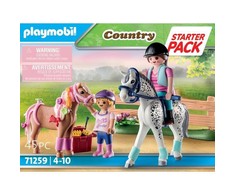 Štai vertimas: Playmobil 71259 Starter Pack Žirgų priežiūra +