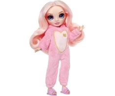 Parker 503675-EUC Junior High mados lėlė Bella PJ Party rožinė