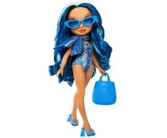 MGA 507307-EUC Rainbow High Swim &amp; Style Fashion Doll- Skyler (Mėlyna)