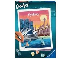 Tapymas pagal skaičius Sydney 24 x 30 cm 23526 Ravensburger