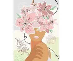 Ravensburger Tapyba pagal skaičius CreArt Flowers on my Mind 20275