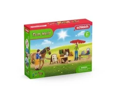Schleich Farm World mobilus ūkio stendas, žaidimo skaičius