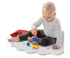 Bino SES Mediniai spalvoti kaladėlės 52 vnt. 13143 31432