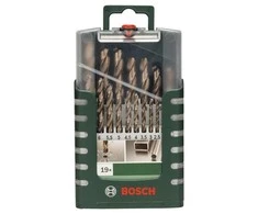 Grąžtas Grąžtų komplektas Bosch 2609255133; 1,0-10 mm; 19 vnt.