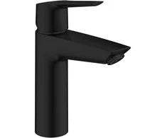 Grohe basin mixer Start M, push-open pop-up waste, matt juodas