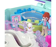 Mattel Polly Pocket Sniego pingvinų rinkinys su užrakinamu nameliu ir priedais ZA6050