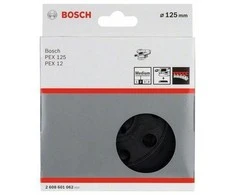 Bosch Guminis šlifavimo diskas vidut., D 125 mm, 1 vnt.