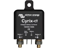 Akumuliatorių įkrovimo valdiklis Cyrix-ct 12/24V-120A, valdomas mikrokontroleriu, Victron energy