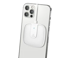USAMS belaidis magnetinis įkroviklis 15W, Baltas