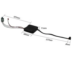 WIFI Full HD kameros modulis "Tiny Pro IR", Atminties kortelės talpa: 64 Gb Micro SD (+24 Eur), Akumuliatoriai: 1500 mAh (~5 val), Maitinimo adapteris: 12-5V (+14 Eur)