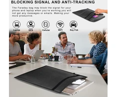 Diktofonas Ugniai ir vandeniui atsparių RFID signalą blokuojantis dėklas