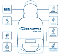 FMP100 2G TELTONIKA GPS SEKLYS, SIM kortelė: SIM Kortelė (metinis mokestis +24 Eur), Serveris : Serveris (metinis mokestis) +12 Eur, PRO Serveris: Serveris PRO (metinis mokestis +24 Eur)